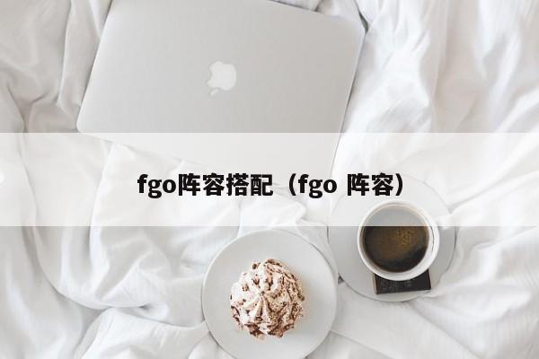 fgo阵容搭配（fgo 阵容）