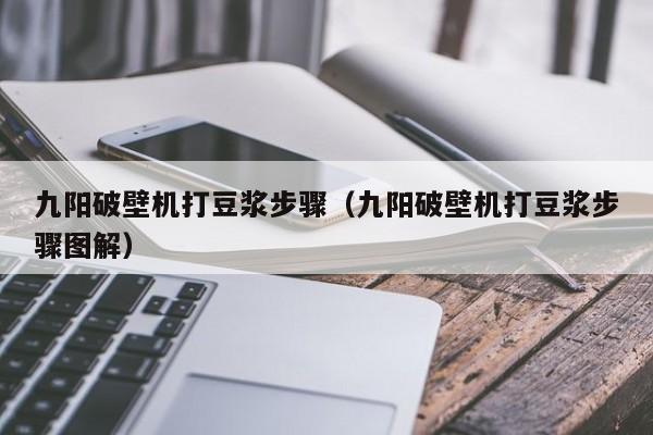 九阳破壁机打豆浆步骤（九阳破壁机打豆浆步骤图解）